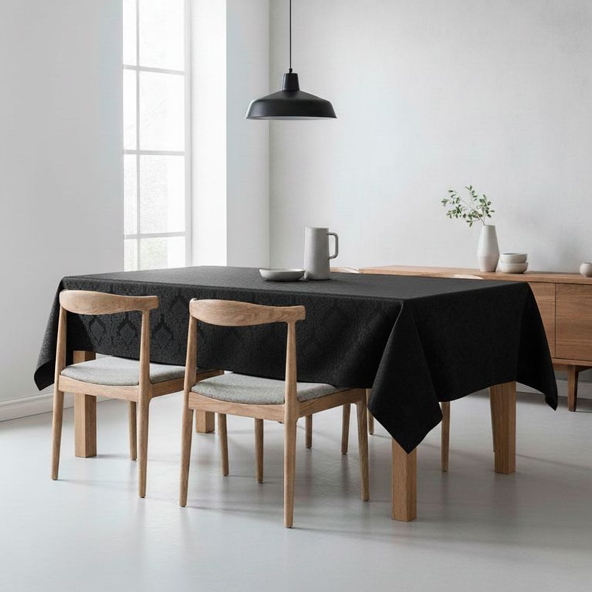 ROBERTA ALLEN - Mantel Negro 150x210cm Roberta Allen