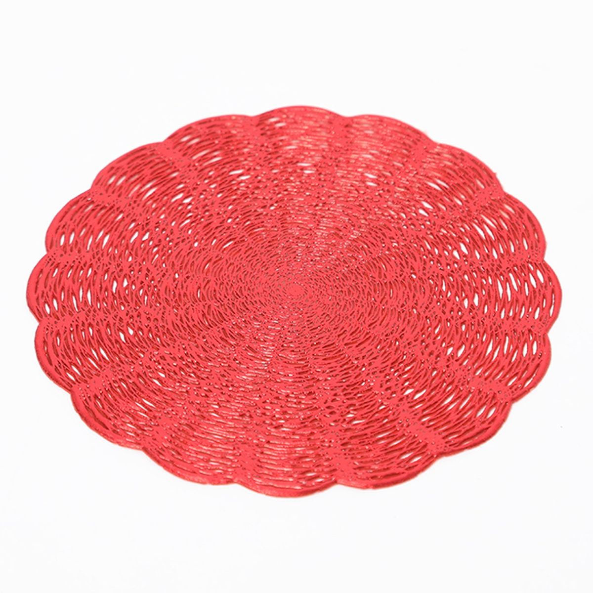 ROBERTA ALLEN - Set x4 Posavasos Olas Rojas