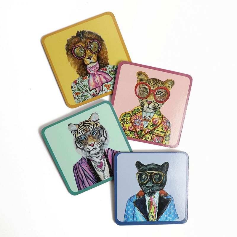 ROBERTA ALLEN - Set X4 Posavasos Market Heritage