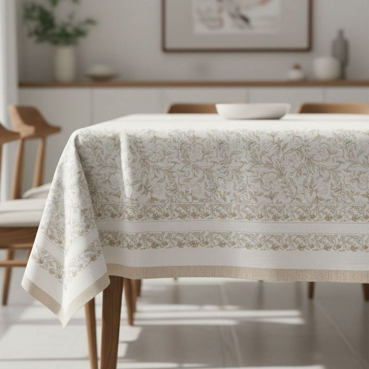 ROBERTA ALLEN - Mantel Xmas Flower Gold 180x240cm