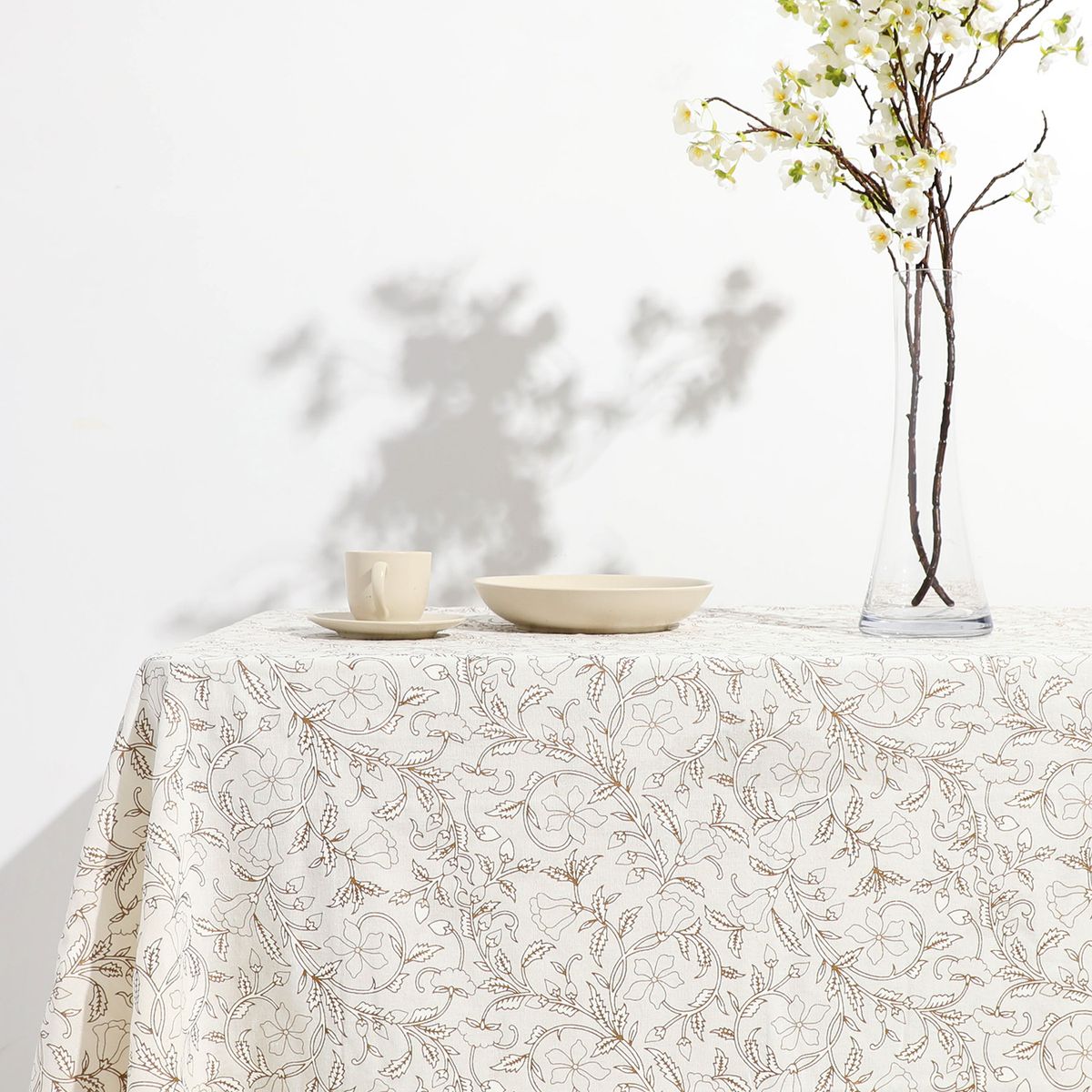 ROBERTA ALLEN - Mantel Xmas Flower Gold 180x240cm