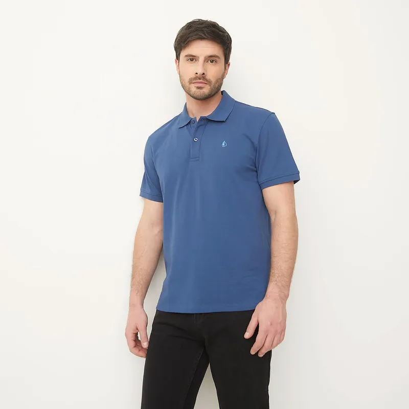 NEWPORT - Polo Piqué Manga Corta Newport Casual Hombre Algodón