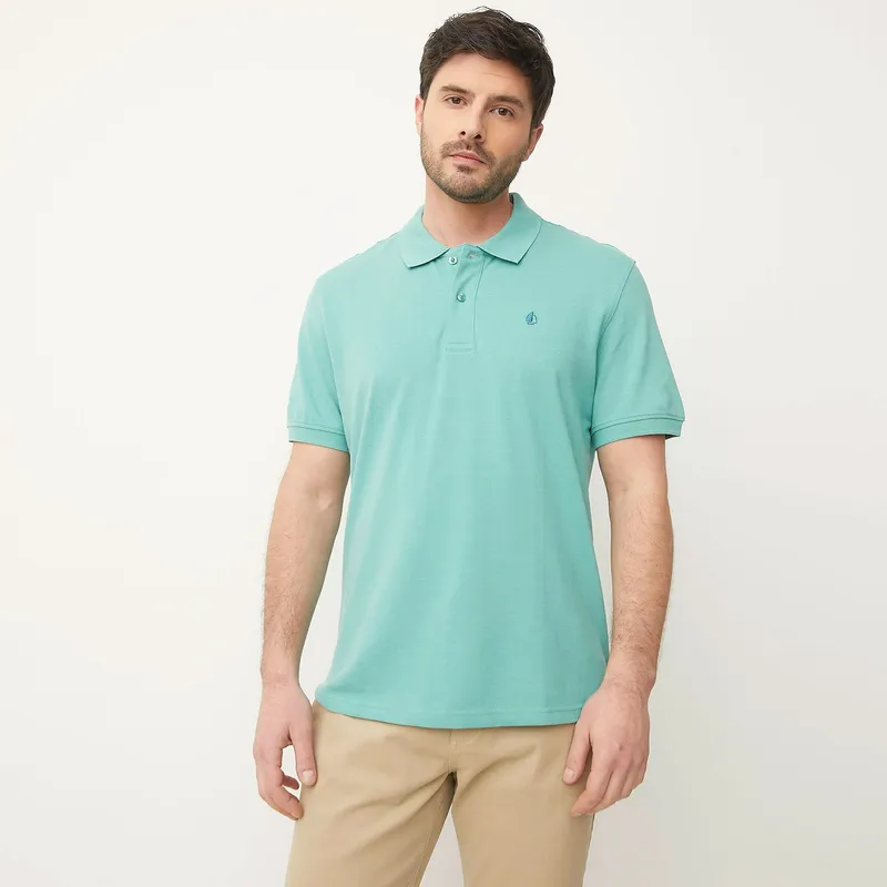 NEWPORT - Polo Piqué Manga Corta Newport Casual Hombre Algodón