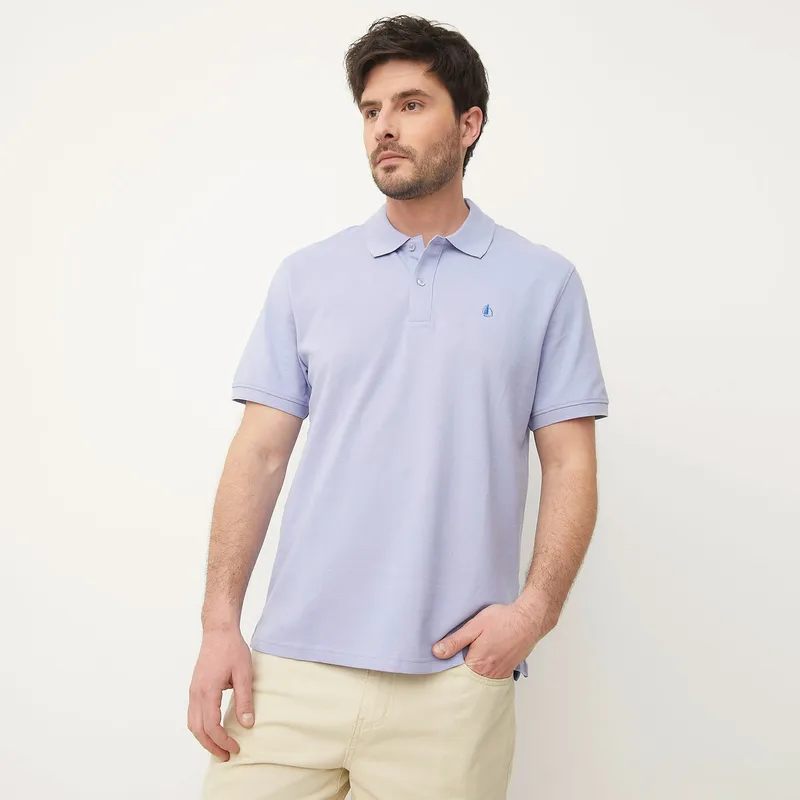 NEWPORT - Polo Piqué Manga Corta Newport Casual Hombre Algodón