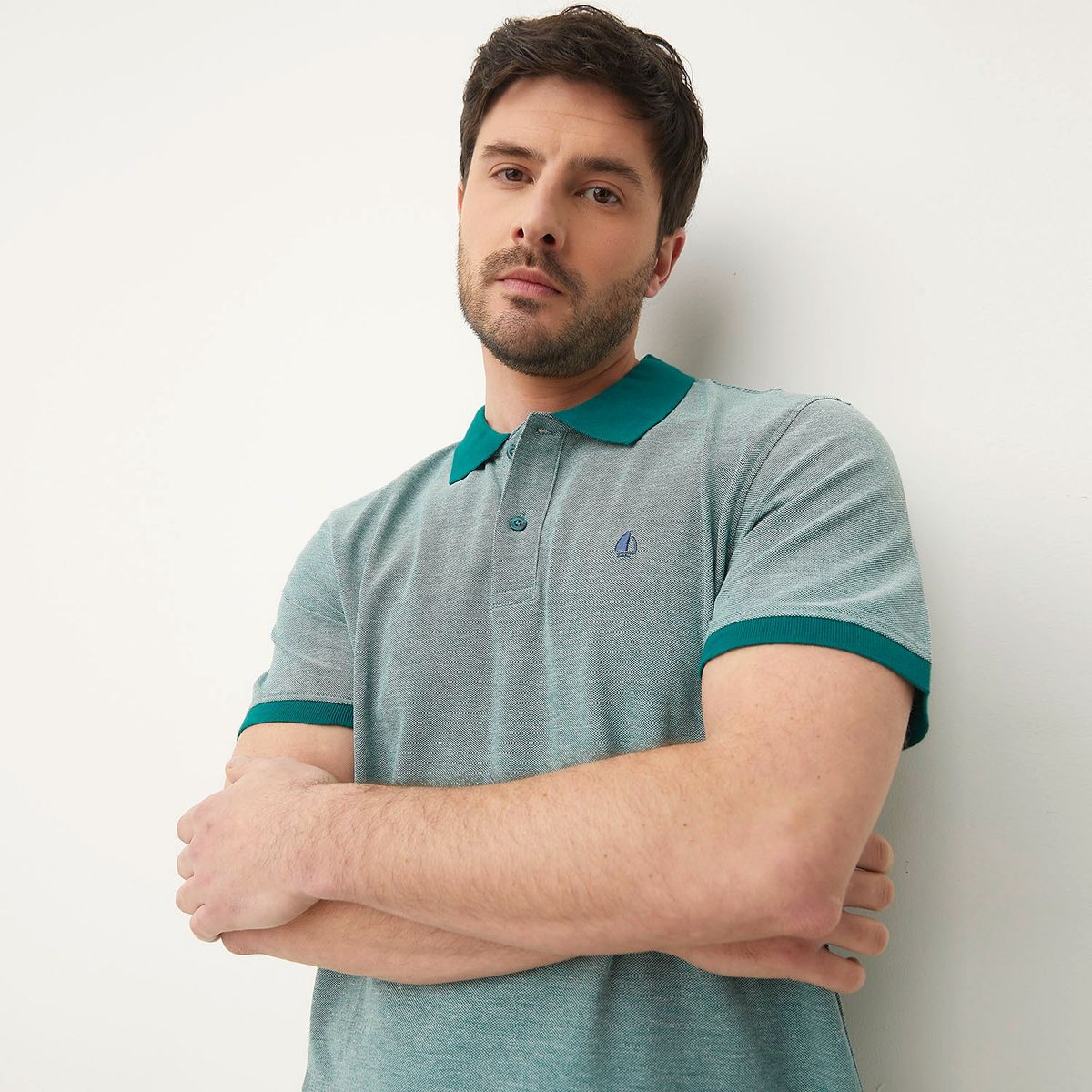 NEWPORT - Polo Piqué Manga Corta Newport Casual Hombre Algodón