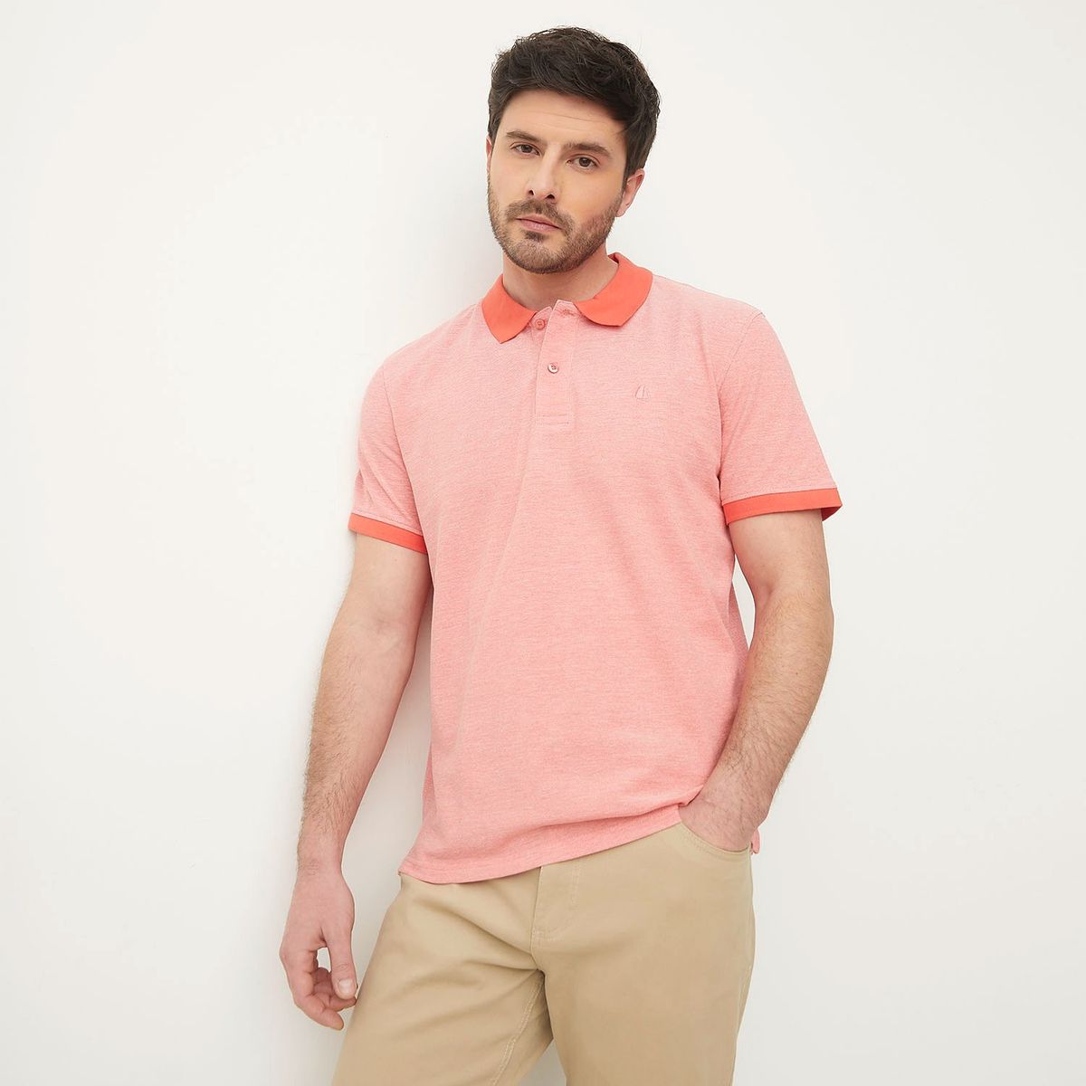 NEWPORT - Polo Piqué Manga Corta Newport Casual Hombre Algodón