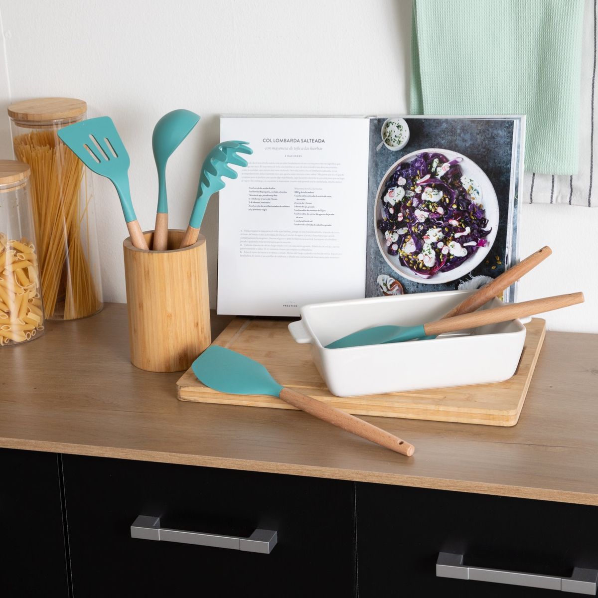 MICA - Espatula Silicona Turquesa Mica 