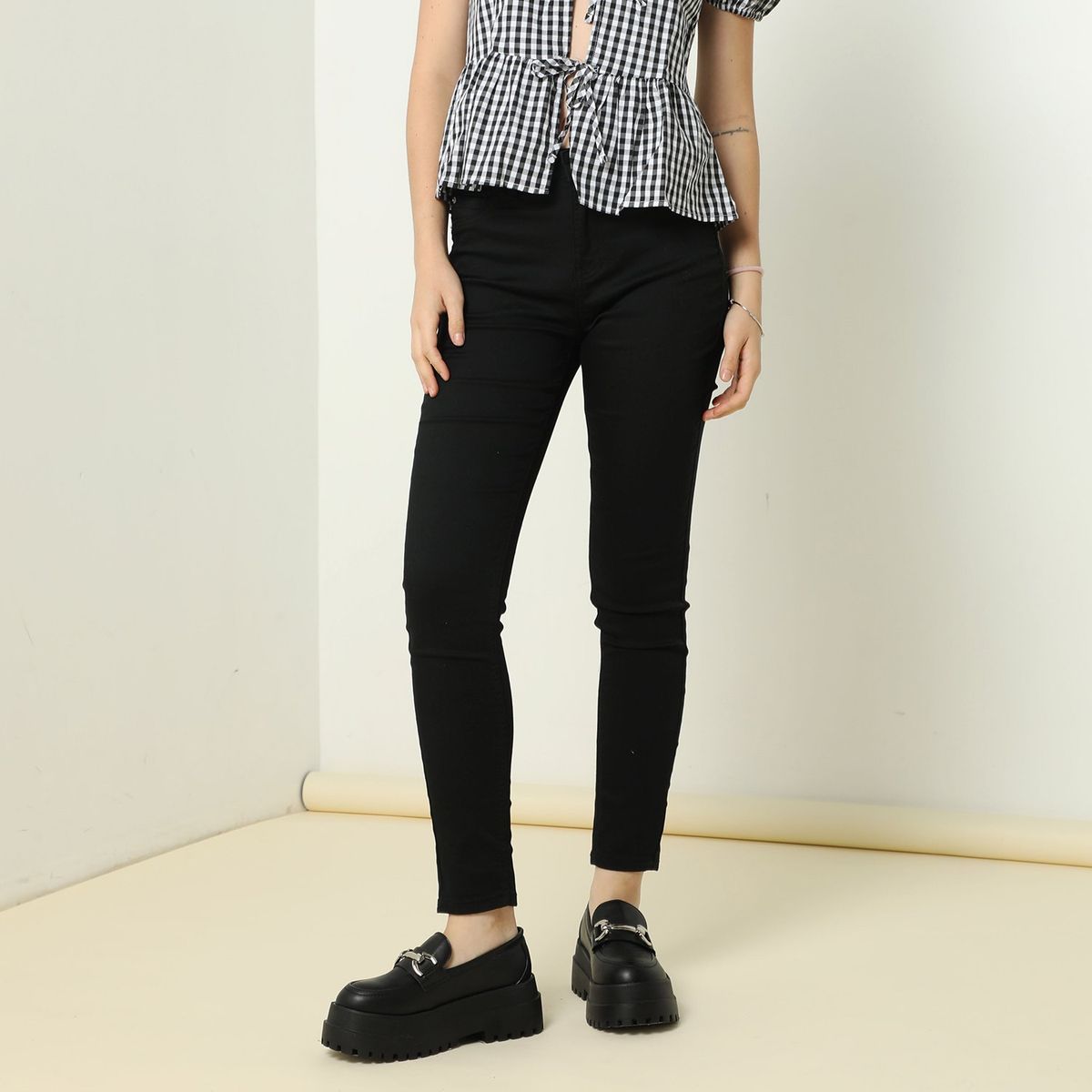 SYBILLA - Jean Skinny Tiro Medio Mujer Sybilla