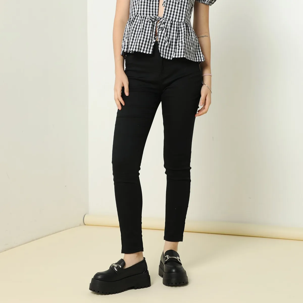 SYBILLA - Jean Slim Tiro Medio Mujer Sybilla