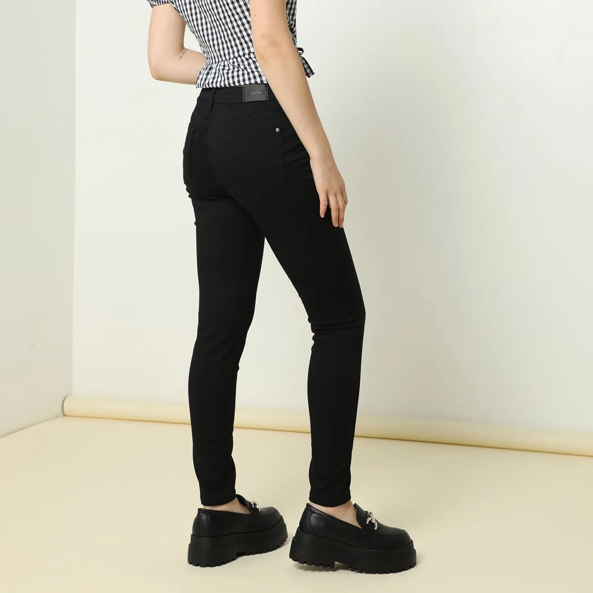 SYBILLA - Jean Skinny Tiro Medio Mujer Sybilla