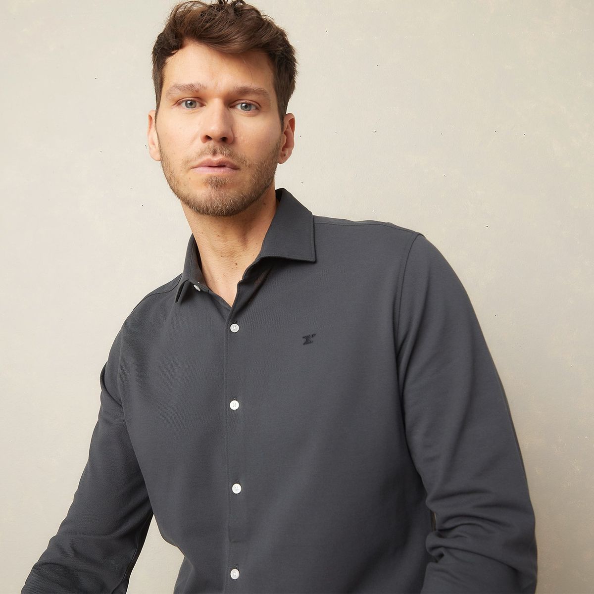 WOLF&HANK - Camisa 100% Algodón Hombre Wolf&hank