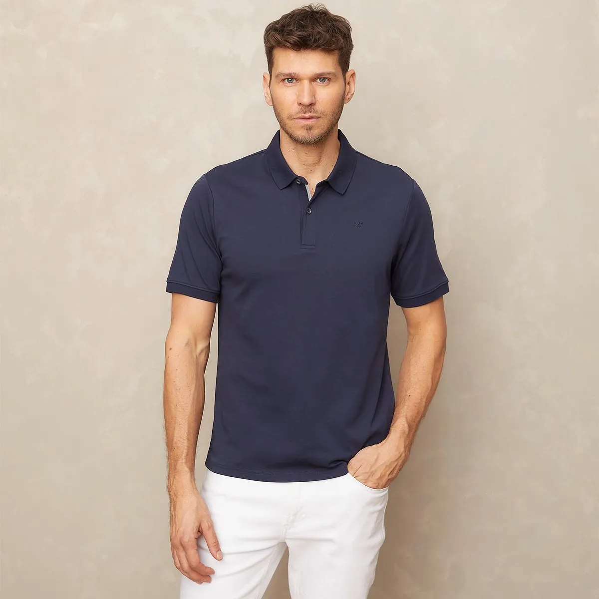 WOLF&HANK - Polo Wolf&Hank Manga Corta Algodón Cuello Polo Hombre