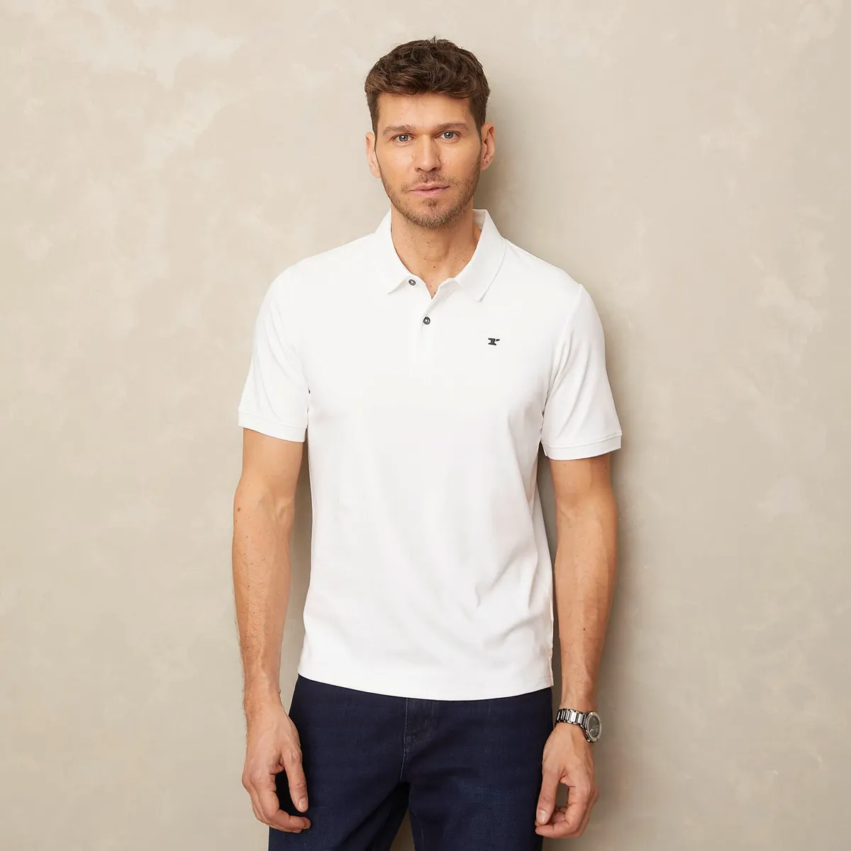 WOLF&HANK - Polo Wolf&Hank Manga Corta Algodón Cuello Polo Hombre