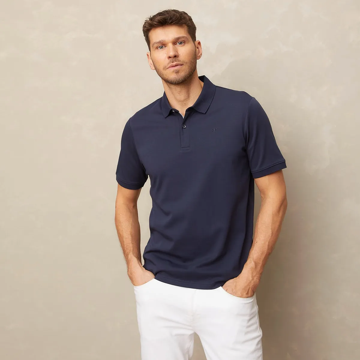 WOLF&HANK - Polo Wolf&Hank Manga Corta Algodón Cuello Polo Hombre