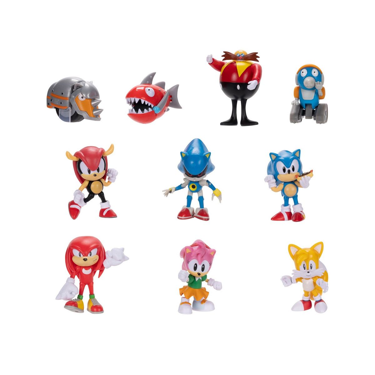 SONIC - Juguete Pack X10 Figuras Sonic