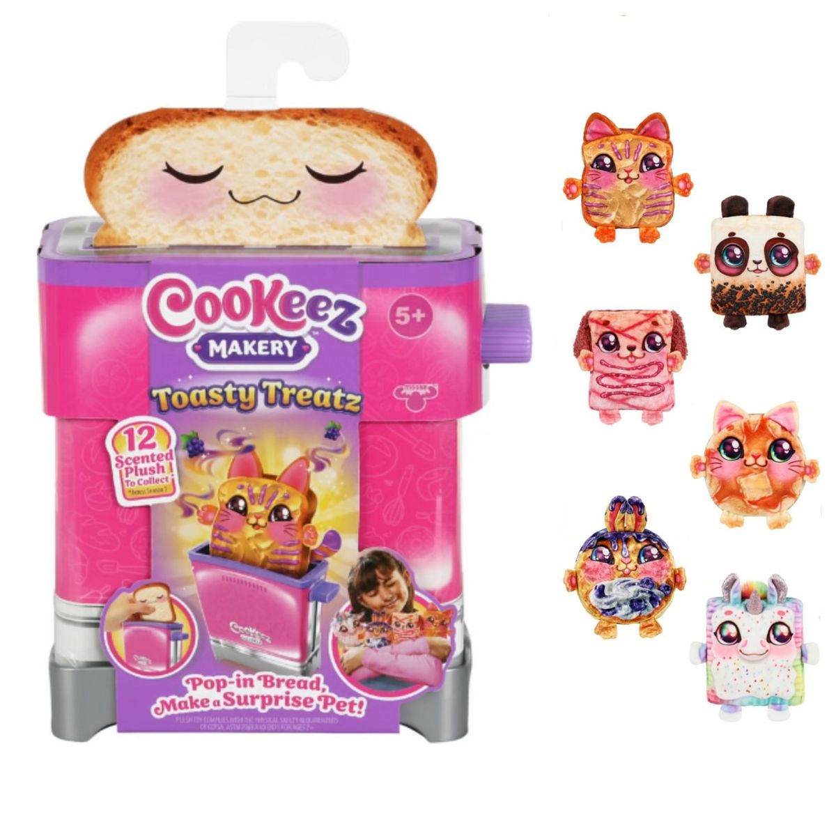 COOKEEZ MAKERY - Set Tostadora Interactiva Peluche Aleatorio Cookeez Makery