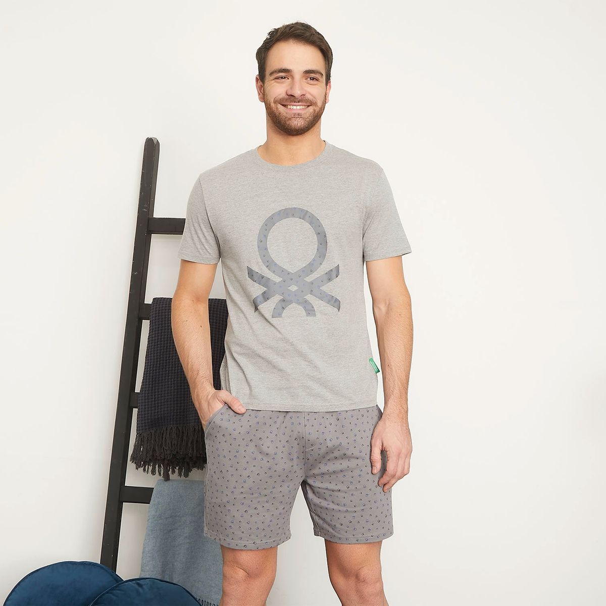 BENETTON - Pijama Algodón Hombre Benetton