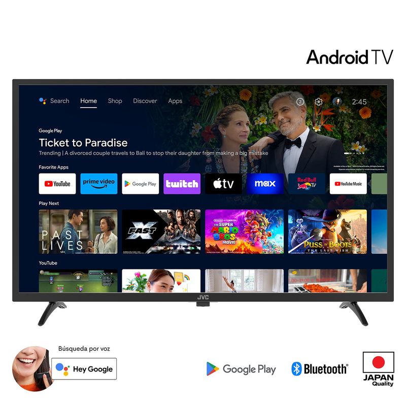 JVC - Televisor JVC 32" ISDBT HD Android 11 OS