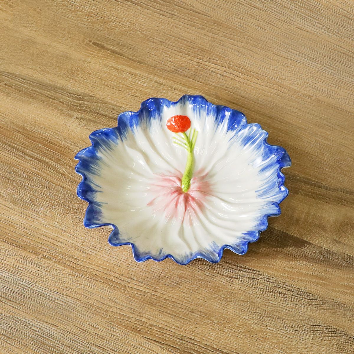 ANIS SAMANEZ - Fuente Aperitivo 12cms Flor Blanca Anis Samanez