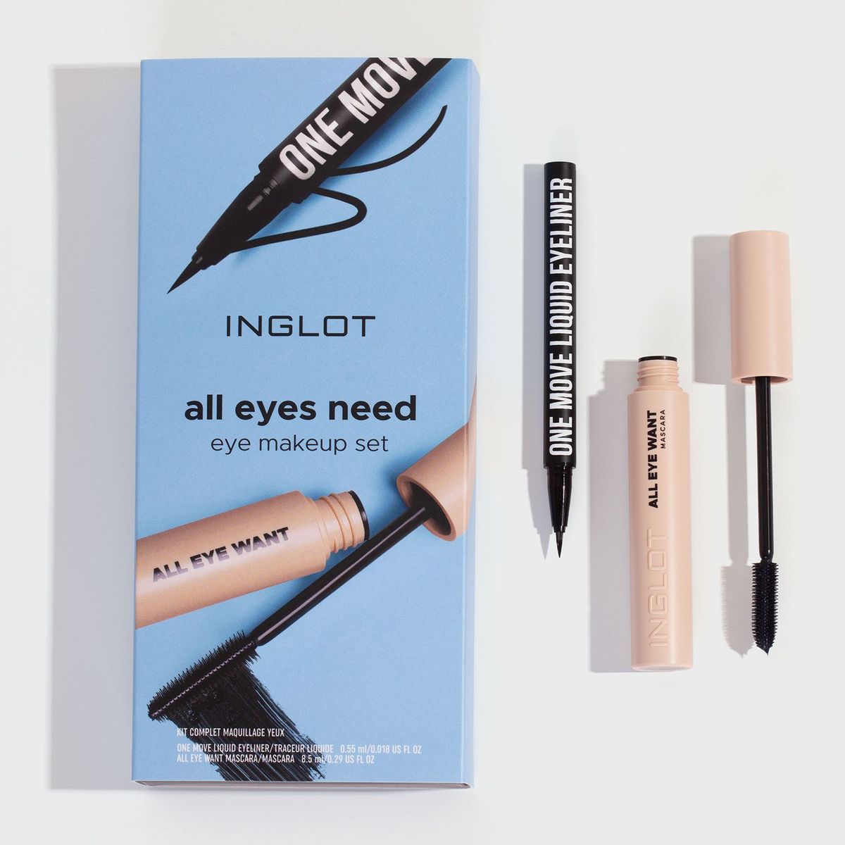 INGLOT - Set De Máscara De Pestañas All Eyes Need Inglot