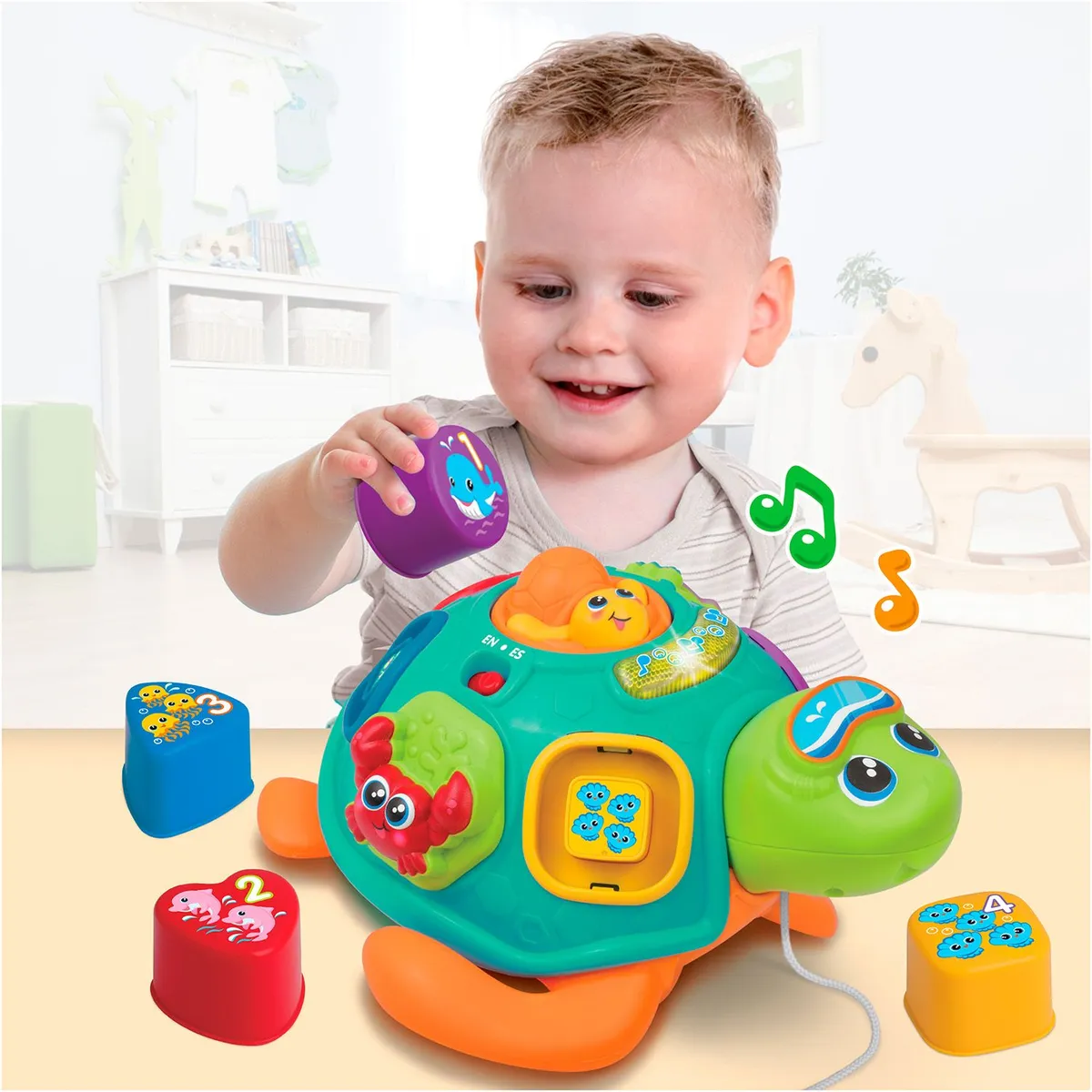 WINFUN - Juguete Didáctico Tortuga Interactiva Winfun