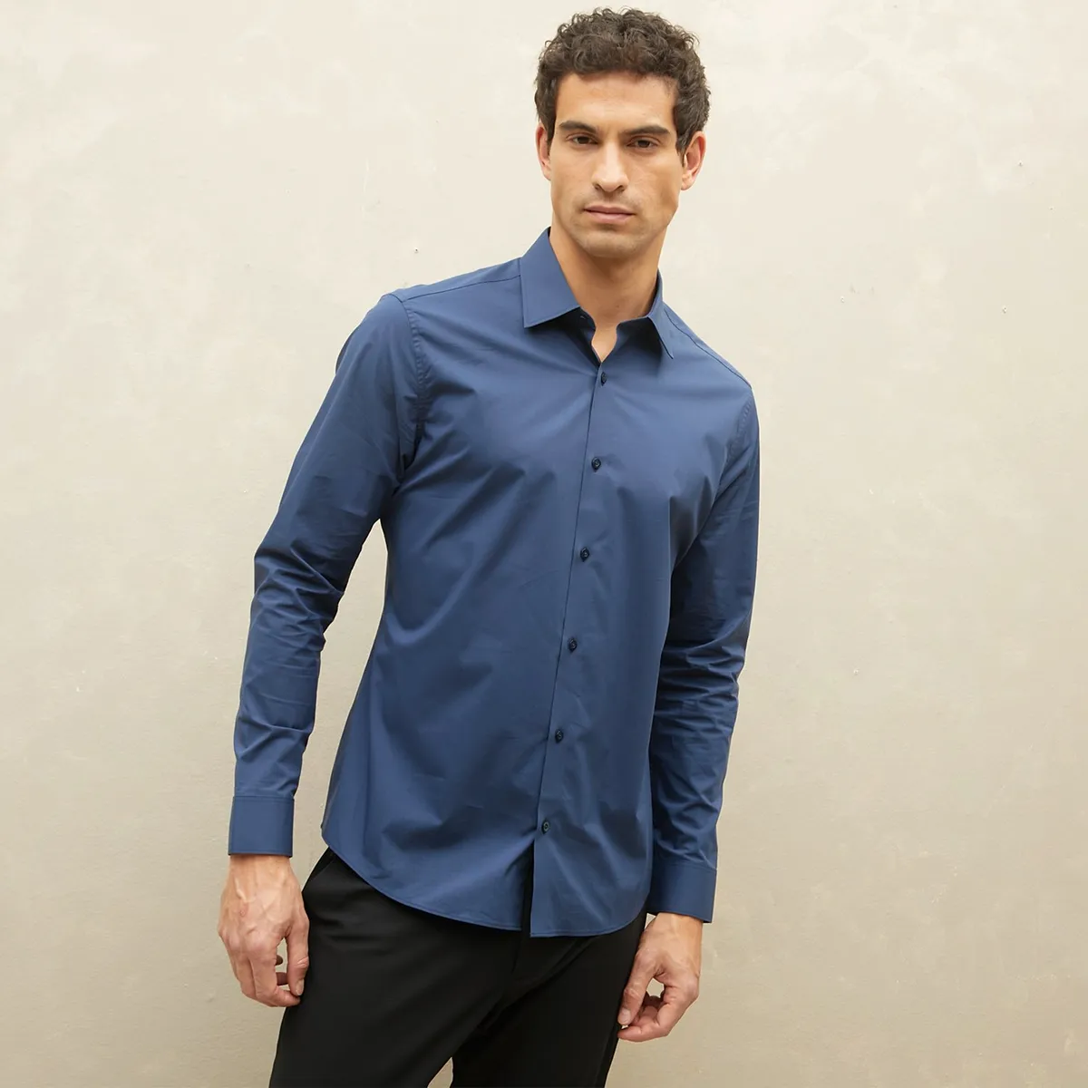 WOLF&HANK - Camisa de Vestir Hombre Wolf&Hank