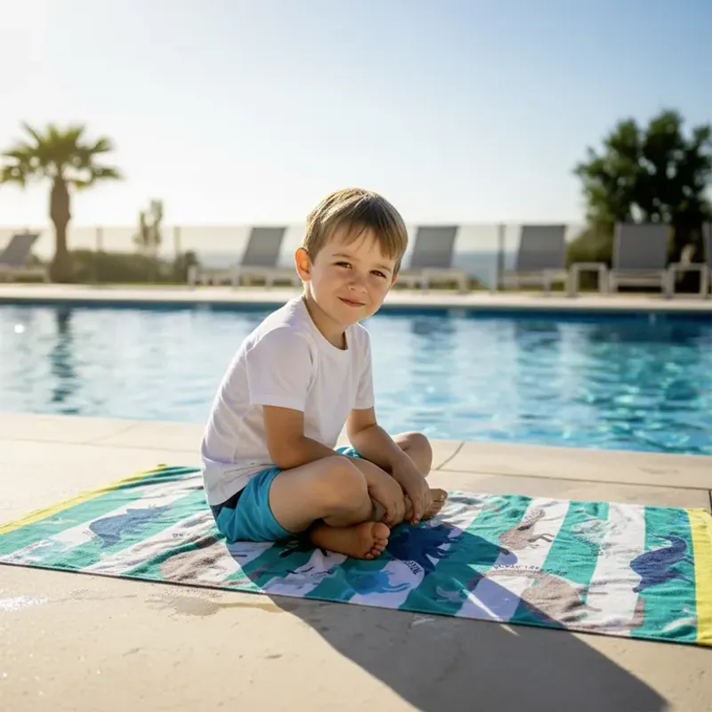 MICA KIDS - Toalla De Playa Infantil 100% Algodón 71x148cm Mica Kids