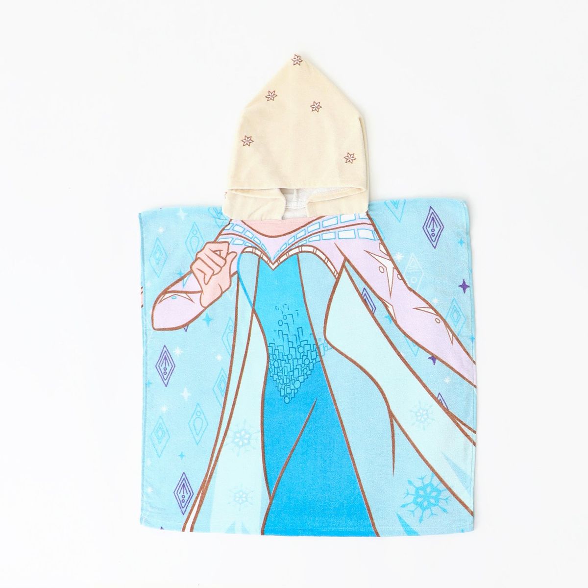 DISNEY - Toalla de Playa Poncho Frozen 100% Algodón Disney