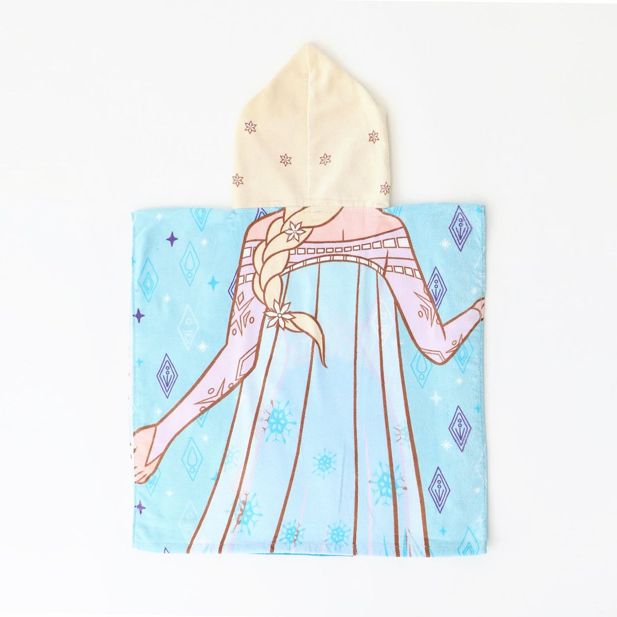 DISNEY - Toalla de Playa Poncho Frozen 100% Algodón Disney