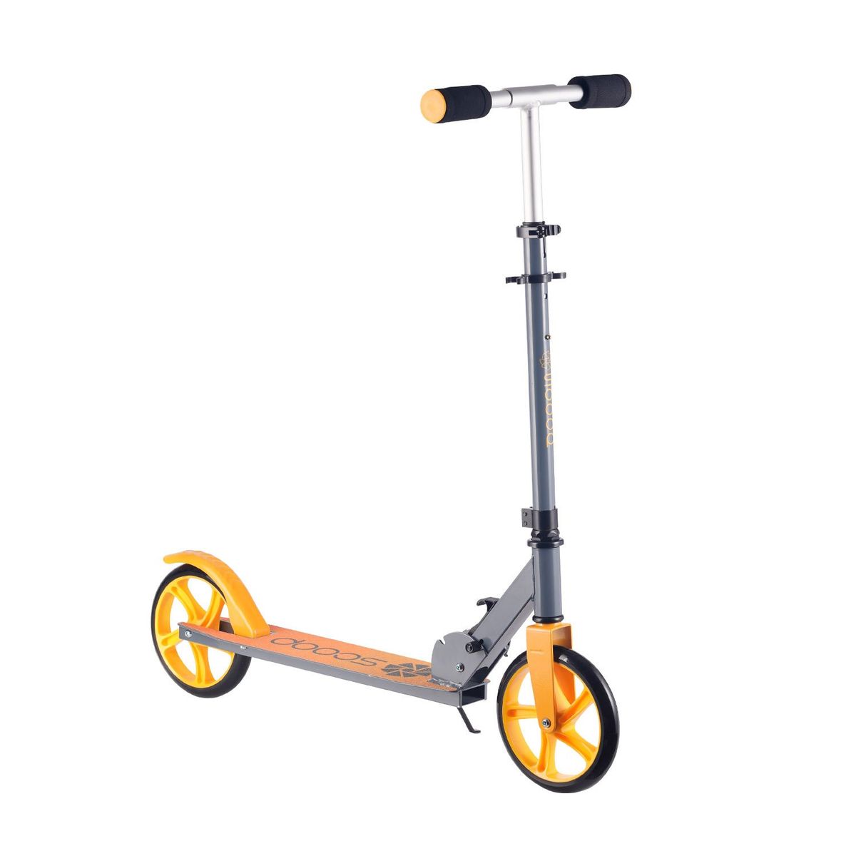 SCOOP - Scooter Infantil Scoop Llanta Grande Aluminio Gris y Naranja