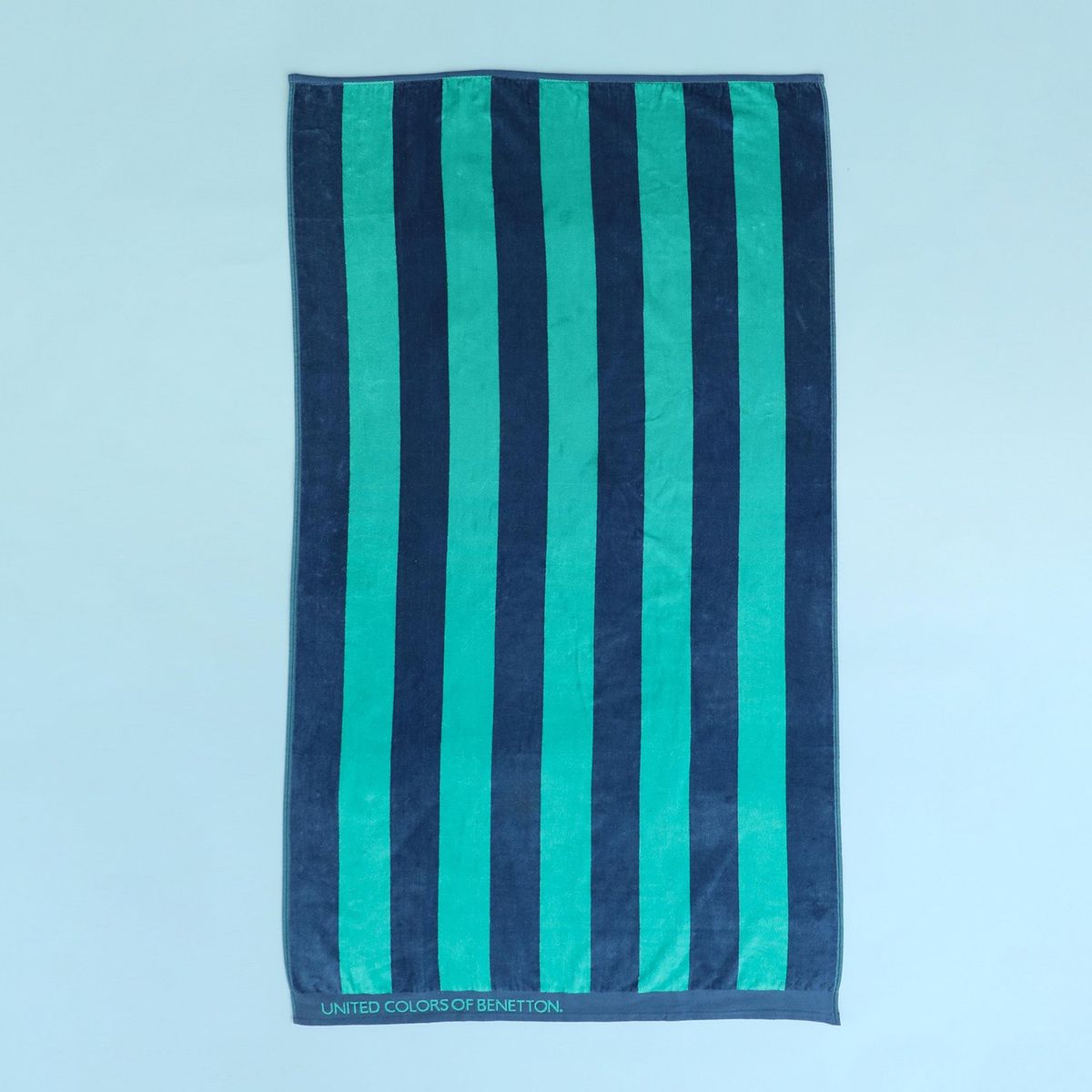 BENETTON - Toalla De Playa Rayas 100% Algodón 80x160cm