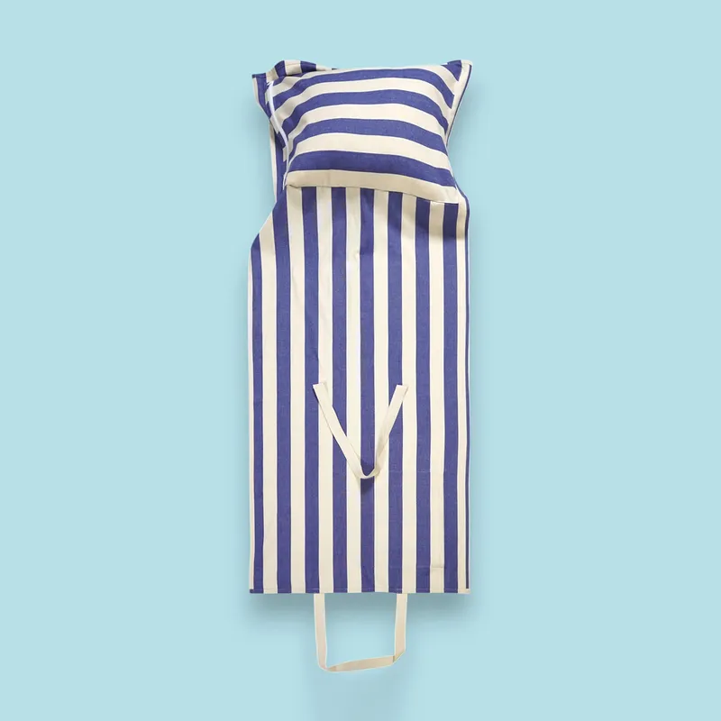 BENETTON - Mat de Playa 100% Algodón + Cojín Removible Benetton