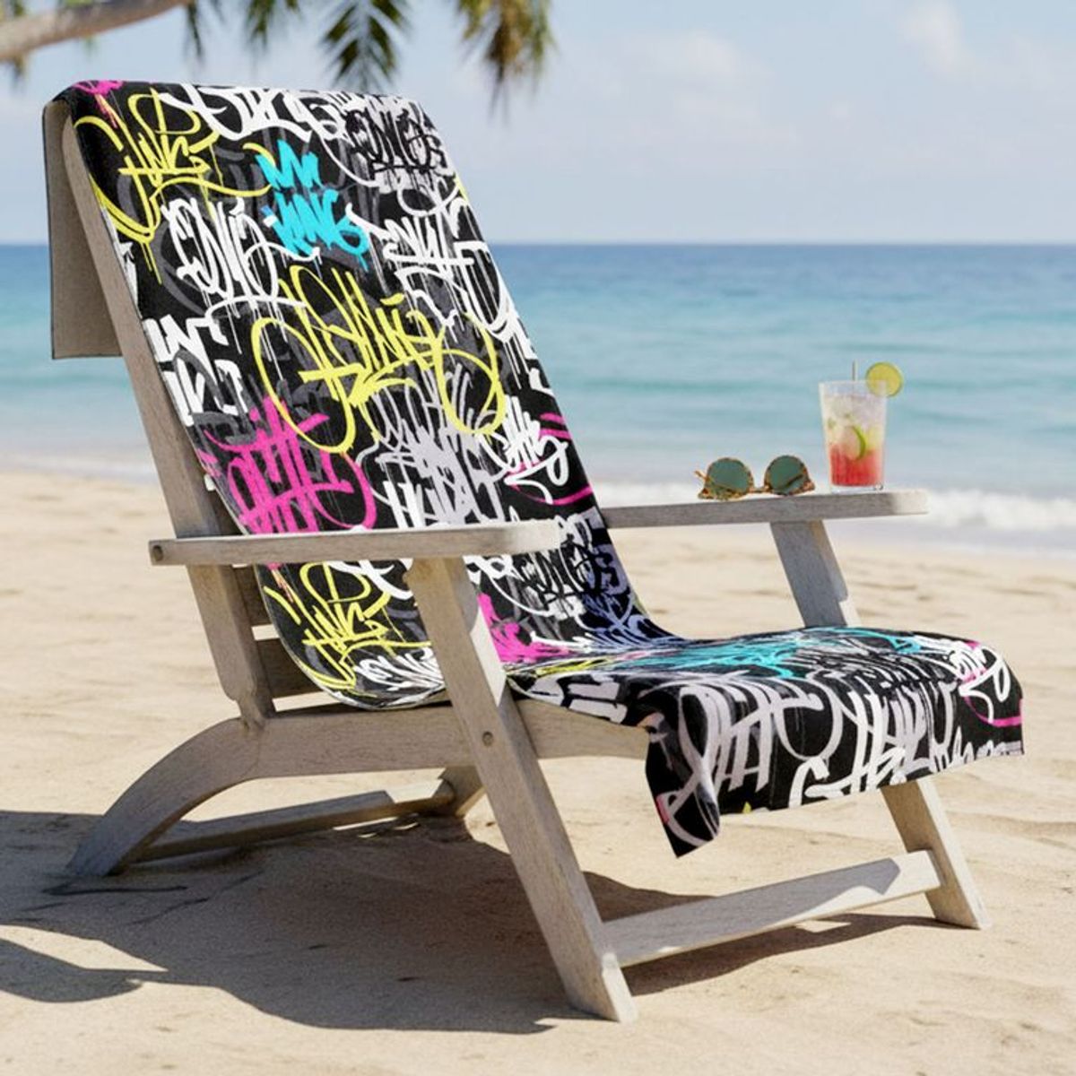 AMBIENTA - Toalla de Playa 100% Algodón 70x150cm Ambienta