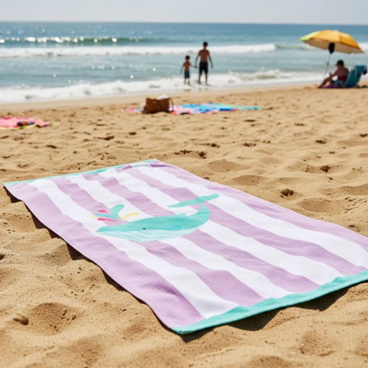 MICA KIDS - Toalla De Playa Infantil 100% Algodón 71x148cm Mica Kids