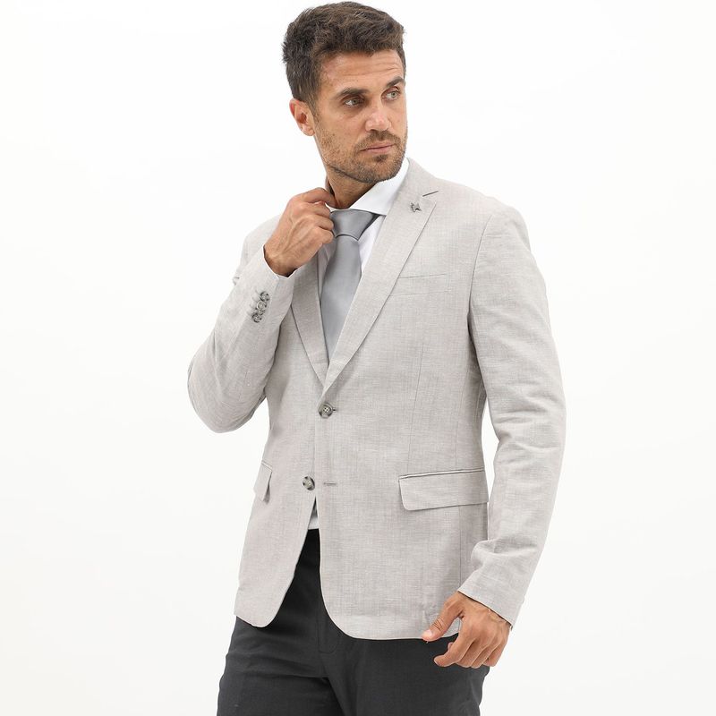 WOLF&HANK - Blazer 100% Lino Hombre Wolf&hank