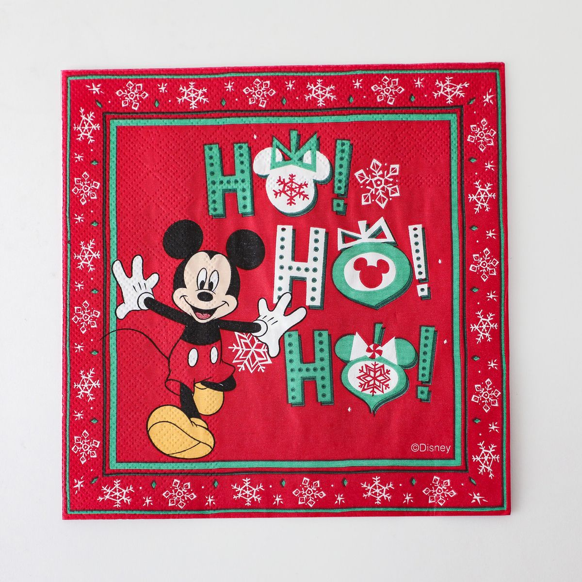 DISNEY - 20 Servilletas navideñas Disney Mickey