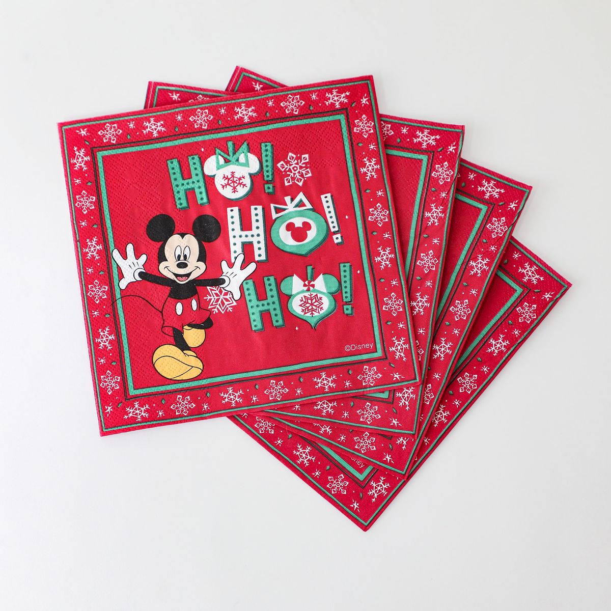 DISNEY - 20 Servilletas navideñas Disney Mickey