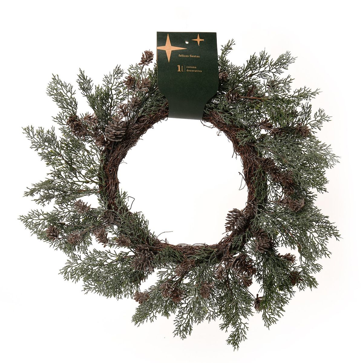 MICA - Corona navideña 56x10cm
