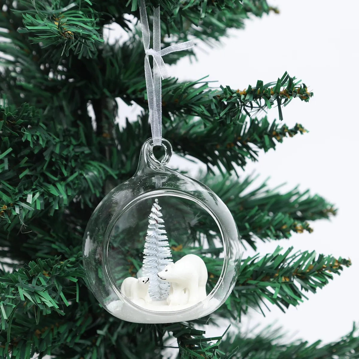 MICA - Adorno Árbol bola burbuja osos navideños