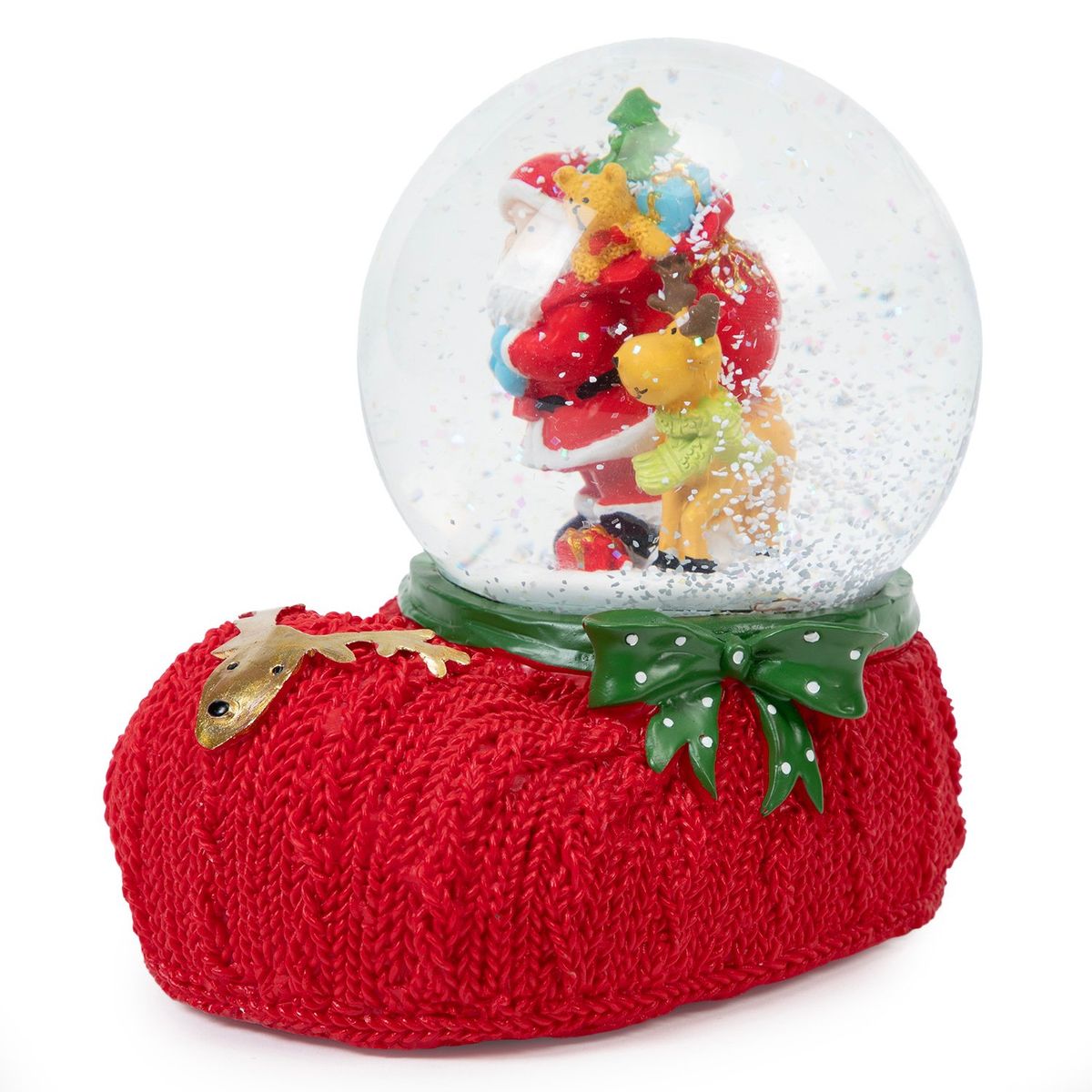 MICA - Adorno navideño burbuja con nieve