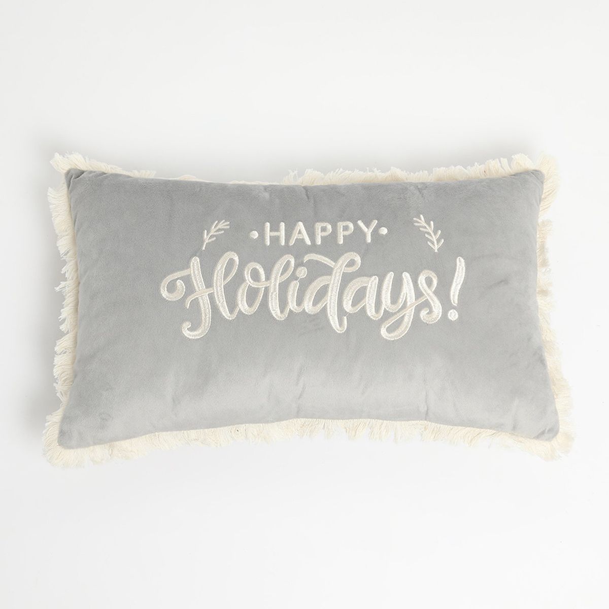 MICA - Cojín navideño Happy Holidays 50x25cm