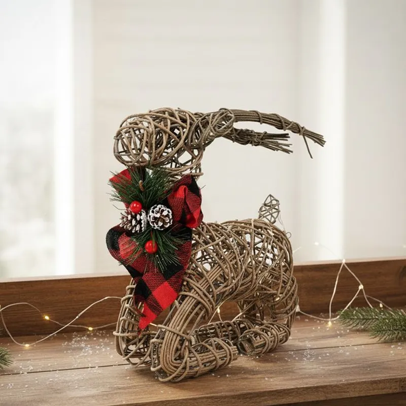 MICA - Adorno hogar luz reno LED