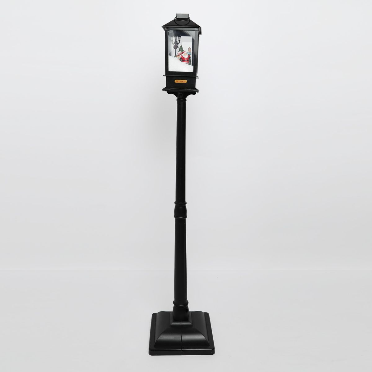 MICA - Farol navideño negro papanoel 166cm