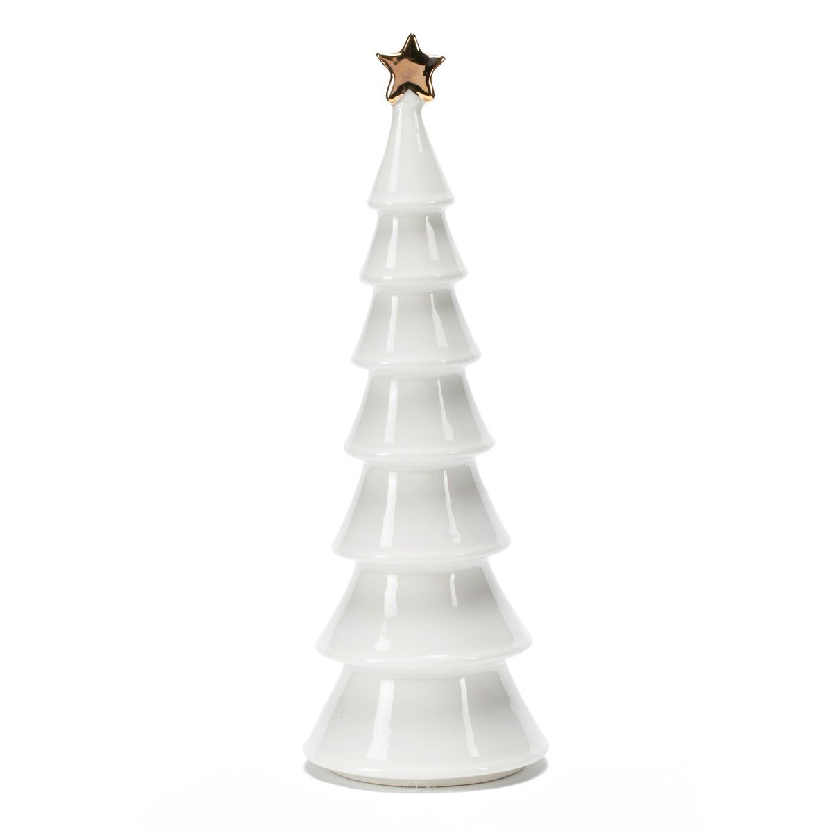 MICA - Adorno navidad pino ceramica 27.8cm