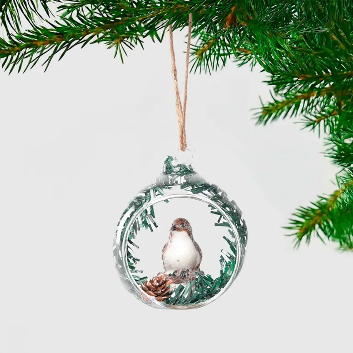 MICA - Adorno Árbol bola burbuja pajarito 