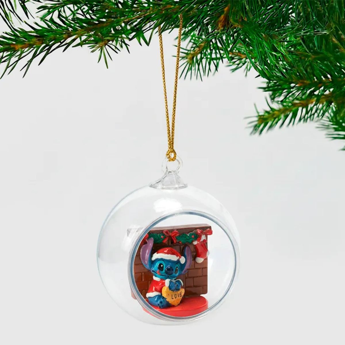 DISNEY - Adorno árbol bola acrílico Stich 10cm