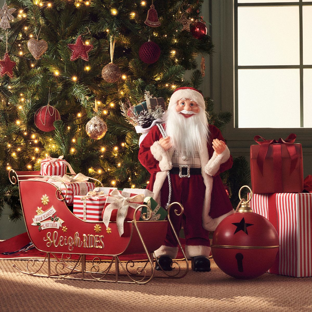 MICA - Trineo navidad rojo XL