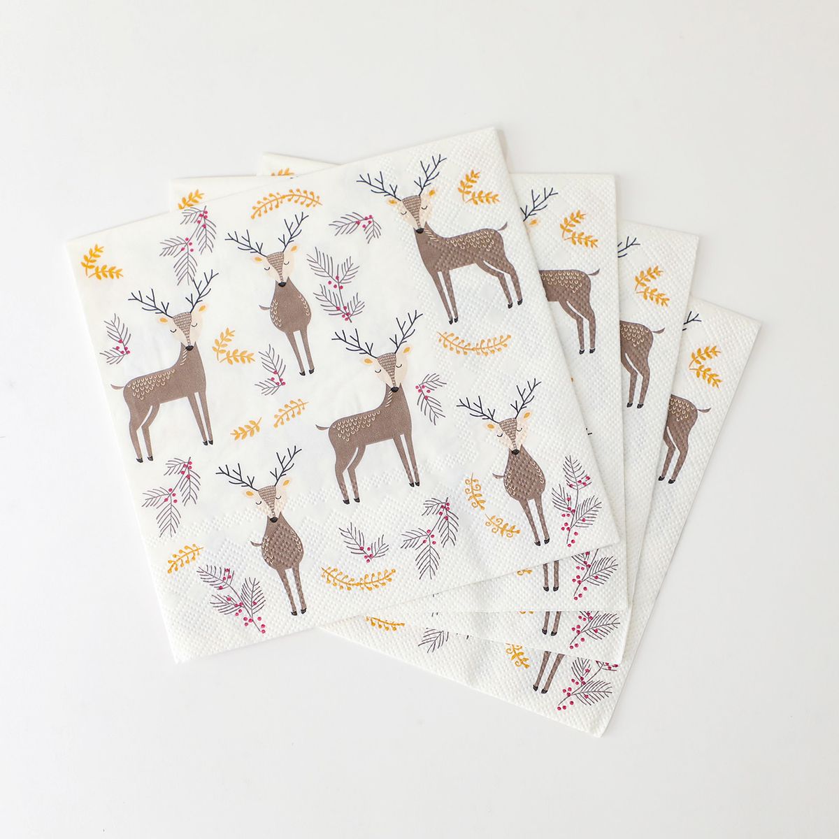 MICA - 20 Servilletas navideñas renos