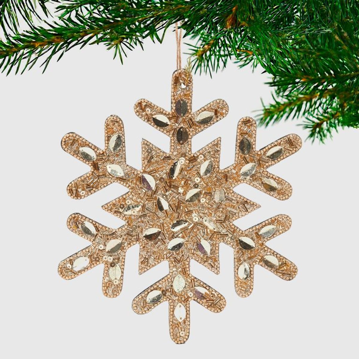 MICA - Adorno de árbol copo de nieve