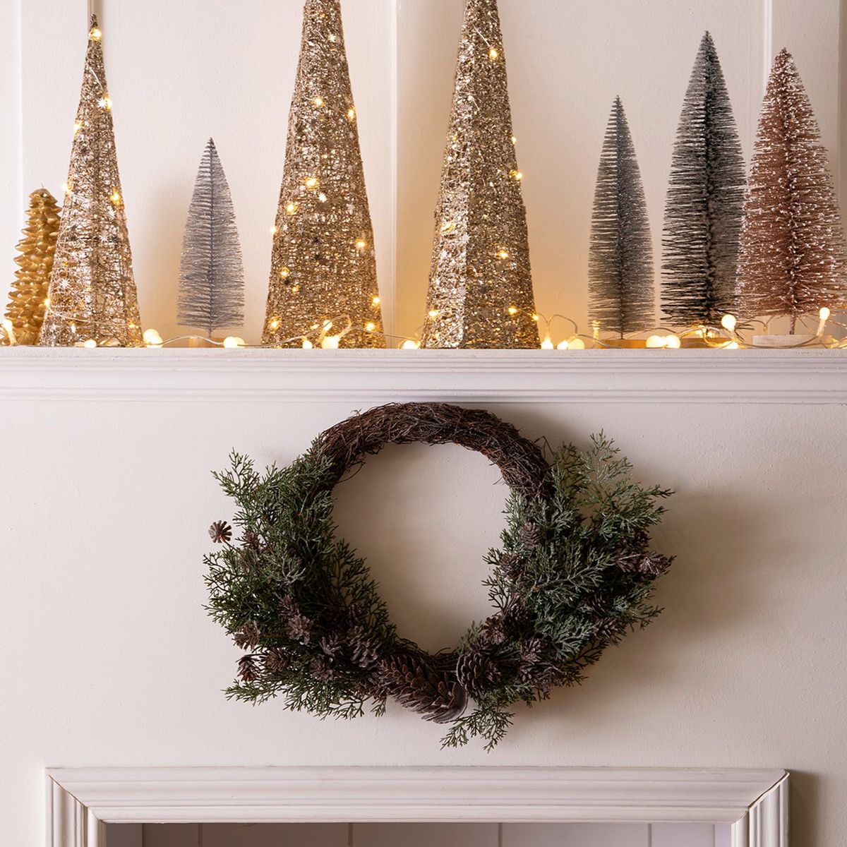 MICA - Guirnalda navideña 41x51x9cm